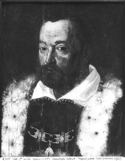 Ritratto di Cristoforo Colombo (1450-1506) da Spanish School